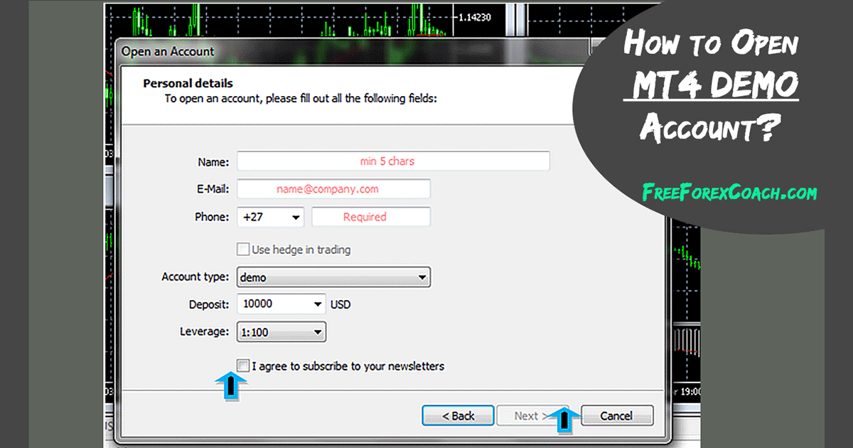 forex trading online demo account